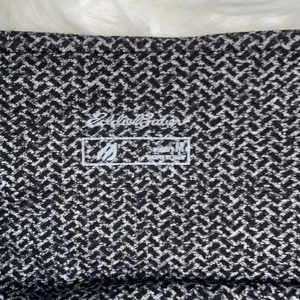 Eddie Bauer Gray Patterned Athletic Leggings - image 4